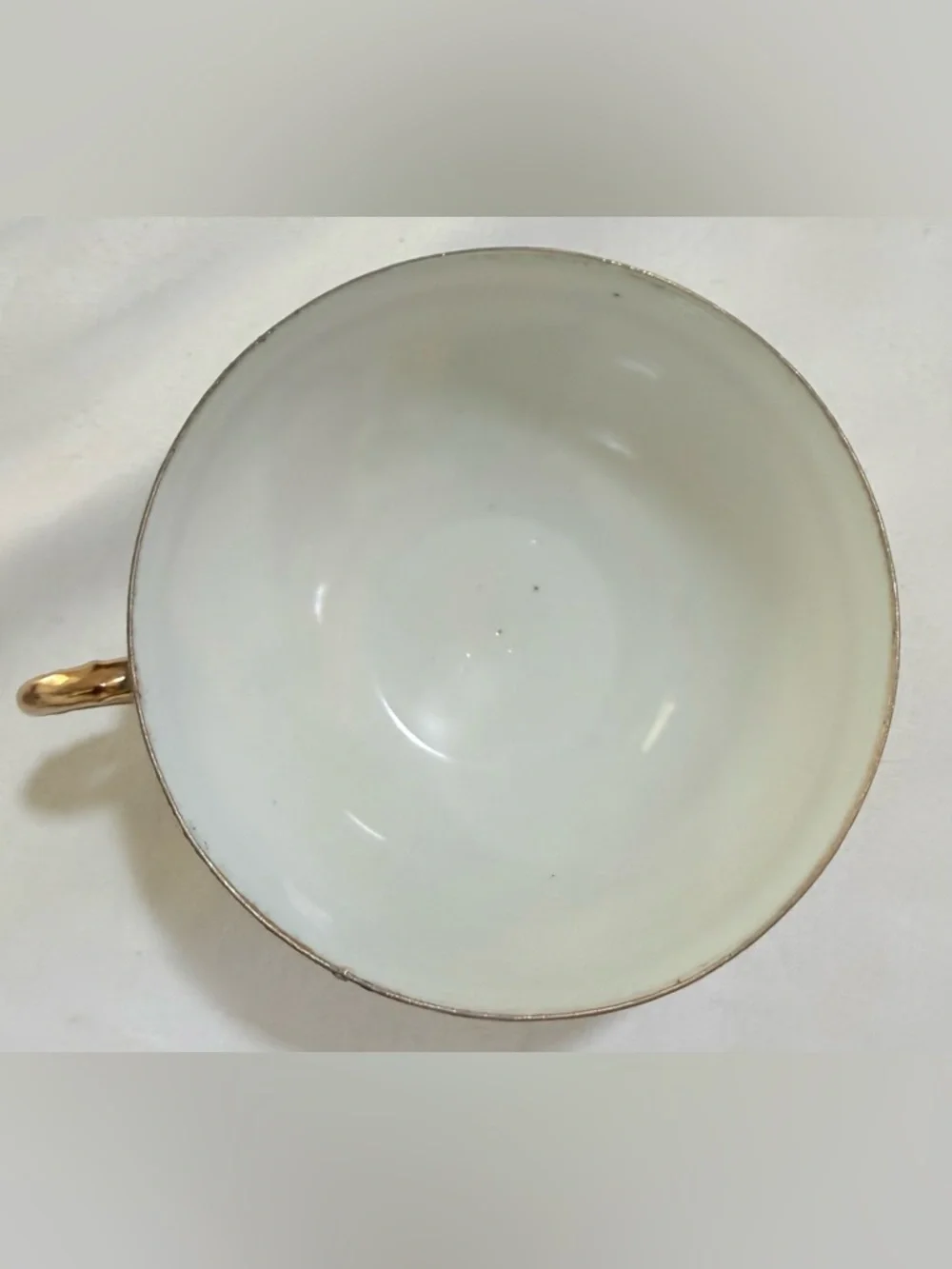 Vintage Porcelain Tea Cup Mexican Flag Design  Rare Historical Souvenir